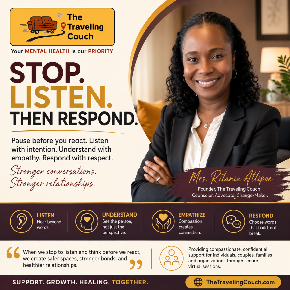 Stop, Listen, Then Respond: Why Thoughtful Communication Matters