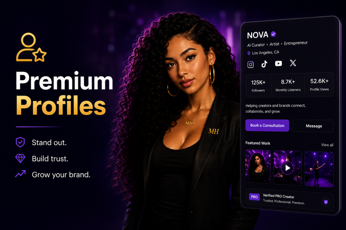 MediaHubHQ PRO premium profile preview